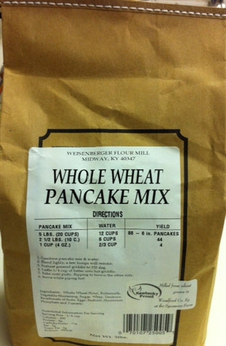 WHOLE WHEAT PANCAKE MIX - 5 lbs. BAG